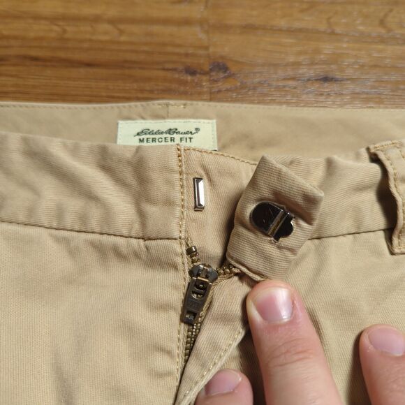Eddie Bauer Mercer Fit Pants Womens Size 10 Beige Casual Flared Leg - Picture 3 of 10